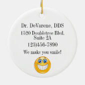 歯科医 – 歯科医から – SRF セラミックオーナメント (裏面)