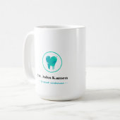 歯科医 |歯 コーヒーマグカップ (正面左)