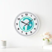 歯科医 |歯 ラージ壁時計 (ホーム)