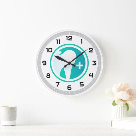 歯科医 |歯 ラージ壁時計 (ホーム)