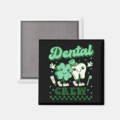 歯科医+歯+Dental+聖パトリック マグネット (正面/裏面)