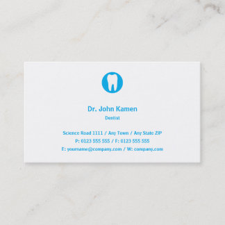 歯科医 |青 名刺