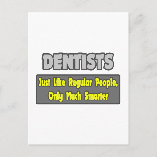 歯科医…頭が切れる ポストカード (正面)