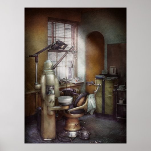 歯科医 – 1940年頃の歯科医院 ポスター (正面)