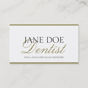 歯科医DDSファミリー歯科 – 利用可能なレターヘッド 名刺