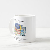 🎓歯科卒業生  オーダーメイド名前＆学位 コーヒーマグカップ (正面左)