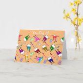 歯科卒業祝いカード カード (黄色い花)