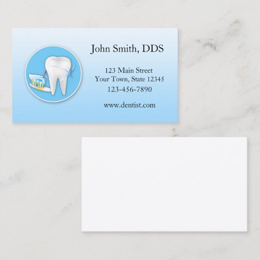 歯科名刺 名刺 (正面/裏面)