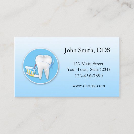 歯科名刺 名刺 (正面)