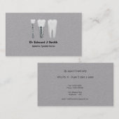 歯科埋め込み専門医 名刺 (正面/裏面)