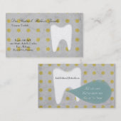 歯科外科の歯牙の名刺 名刺 (正面/裏面)