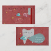 歯科外科歯牙名刺 名刺 (正面/裏面)