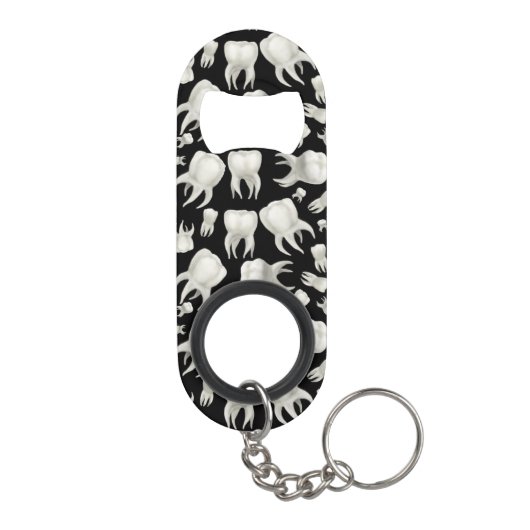 歯科夢の歯科医の歯の栓抜き キーホルダー栓抜き (裏面)