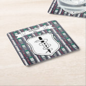 歯科大学院パーティー補給装置デコカスタムル スクエアペーパーコースター (アングル)