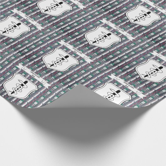 歯科大学院パーティー補給装置デコカスタムル ラッピングペーパー (角)