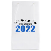 歯科大学2022年卒業（青） スモールペーパーバッグ (正面)