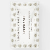 歯科学パーソナライズされた校卒業旗 横断幕 (縦)