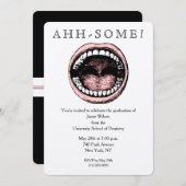 歯科学校パーティー招待状 招待状 (正面/裏面)