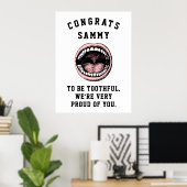 歯科学校卒業ポスター ポスター (ホームオフィス)