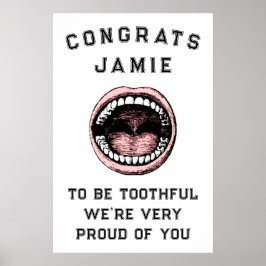 歯科学校卒業ポスター ポスター