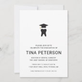 歯科学校卒業党 招待状 (正面)