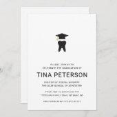 歯科学校卒業党 招待状 (正面/裏面)