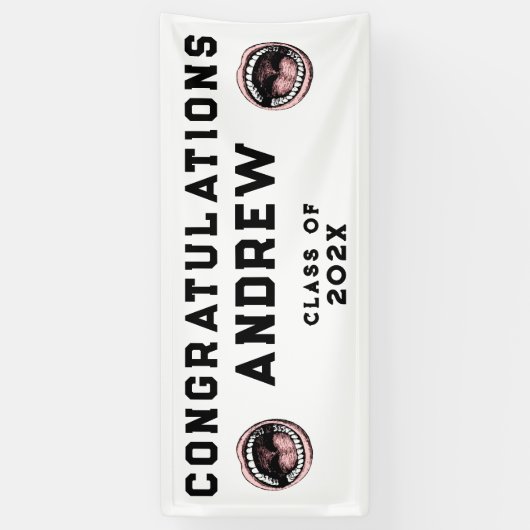 歯科学校卒業党 横断幕 (縦)