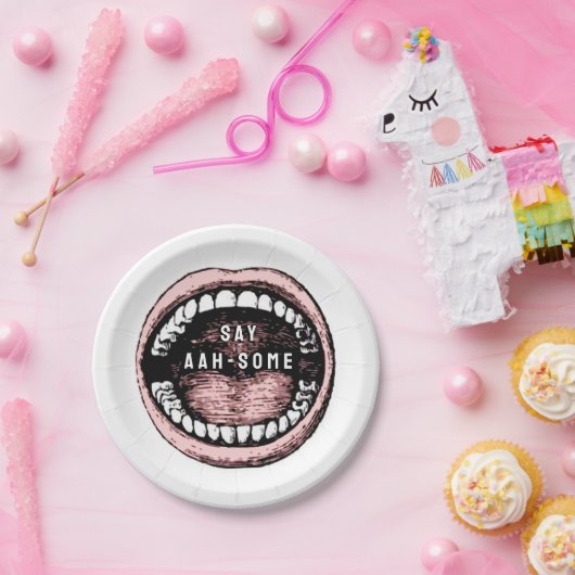 歯科学校卒業式パーティー紙ディナーナプキン ペーパープレート (パーティー)