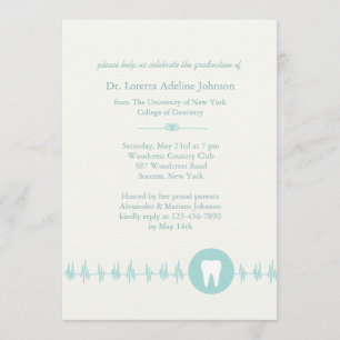 歯科学校卒業式招待状 招待状