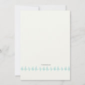 歯科学校卒業招待状 招待状 (裏面)