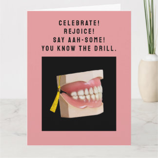 歯科学校卒業歯科おめでとう カード