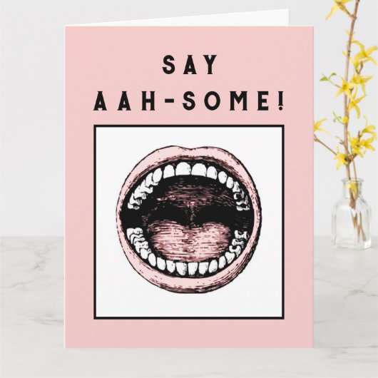 歯科学校卒業 カード (黄色い花)