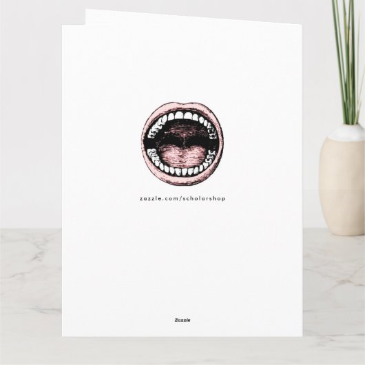 歯科学校卒業 カード (裏面)