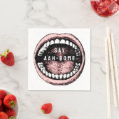 歯科学校卒業 スタンダードカクテルナプキン (インサイチュ)