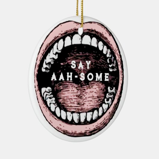 歯科学校卒業 セラミックオーナメント (右)