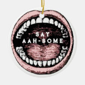 歯科学校卒業 セラミックオーナメント (正面)