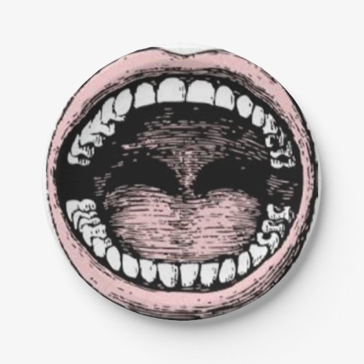 歯科学校卒業 ペーパープレート (正面)