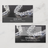 歯科専エレガント門家用名刺 名刺 (正面/裏面)