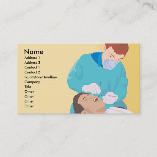 歯科専門の名刺 名刺 (正面)