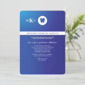 歯科専門職卒業招待状 招待状 (スタンド正面)