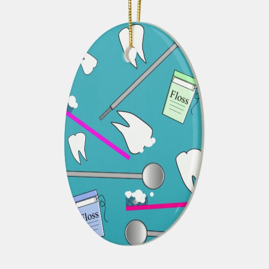 歯科専門職用具のデザイン セラミックオーナメント (左)