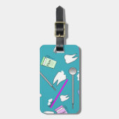 歯科専門職用具のデザイン ラゲッジタグ (正面縦)