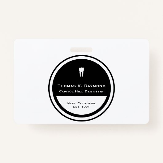 歯科従業員バッジ バッジ (正面)