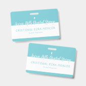 歯科従業員 バッジ (正面＆裏面)