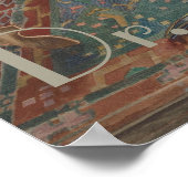 歯科手術室水彩ガッシュヴィンテージ ポスター (角)