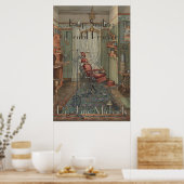 歯科手術室水彩ガッシュヴィンテージ ポスター (キッチン)