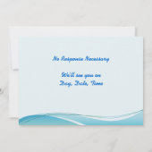 歯科招待状のテンプレート 招待状 (裏面)