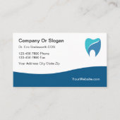 歯科最高のモダン医アポイントメント名刺 予約カード (正面)