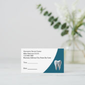 歯科最高の医の予算アポイントメントカード 予約カード (スタンド正面)