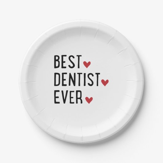 歯科最高の医 ペーパープレート (正面)